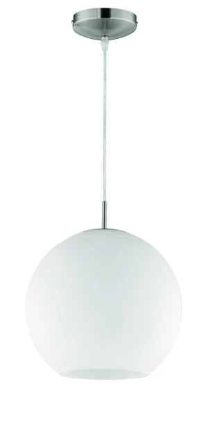 Lampa wisząca nowoczesna z białym kloszem do kuchni MOON R30153007 - RL