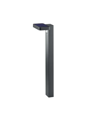 Lampa stojąca antracytowa zewnętrzna solarna z czujnikiem ruchu 4,5W LED IP44 ESQUEL R42261142 - RL