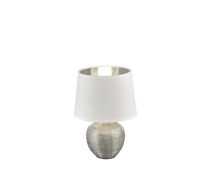 Lampa stołowa elegancka z białym abażurem LUXOR R50621089 - RL
