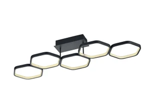 Lampa sufitowa nowoczesna pięć pierścieni LED VIGO z funkcją 3-STEP DIM R62055142 - RL