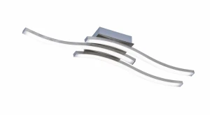 Lampa sufitowa LED do sypialni nikiel  ROUTE R62473107 - RL
