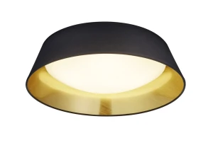 Lampa sufitowa okrągła czarno-złota LED 18W 3000K PONTS R62871879 - RL