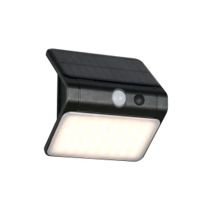 Lampa solarna z czujką OLINDA SOLAR LED 2,5W, 4000K IP44 - czarny R23156102 - RL