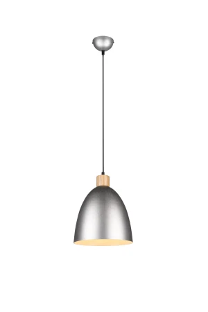 Lampa wisząca srebrna metalowa nad wyspę JAGGER R30681067 - RL