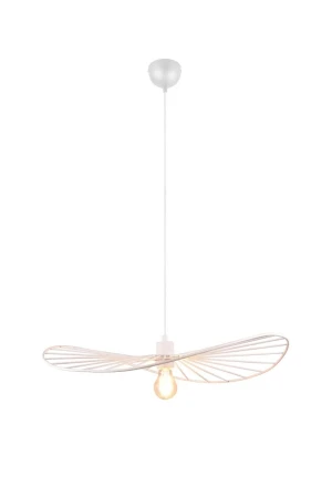 Lampa wisząca biała capello designerska regulowana E27 CHAPEAU R31451031 - RL