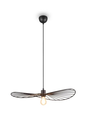 Lampa wisząca czarna capello designerska regulowana E27  CHAPEAU R31451032 - RL