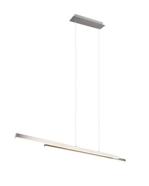 Lampa wisząca nad stół regulowana LED 22W 3000K nikiel ODIO R37882107 - RL