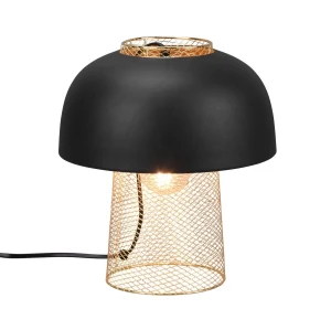 Lampka nocna stołowa czarna elegancka PUNCH R50811032 - RL