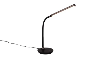 Lampa czarna biurkowa designerska CCT LED 5W  TORO R57641102 - RL