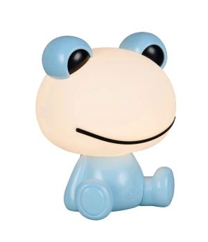 Lampka nocna żabka  niebieska dziecięca przenośna na USB / Zmieniająca kolory RGB HOPPER R57971112 - RL