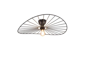 Lampa sufitowa czarna capello plafon  CHAPEAU R61451032 - RL