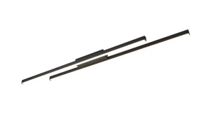 Lampa sufitowa LED do salonu nowoczesna  ODIO czarny mat R67882132 - RL