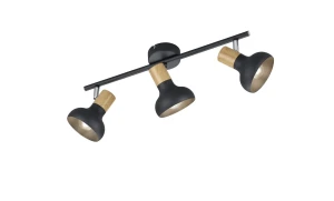 Reflektor sufitowy listwa czarna 3 reflektory LATIKA R81523032 - RL