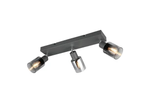 Reflektor sufitowy czarny 3-płomienny CADIZ R81783042 - RL
