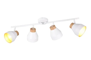 Reflektor sufitowy 4-klosze metalowe białe VALENTIN R81924031 - RL