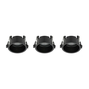 Zestaw trzech lamp wpuszczanych CUP 3 PC SET BLACK 10794 - Nowodvorski