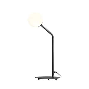 Aldex Lampa biurkowa metalowa czarno-biała 62cm 1064B1 z serii PURE BLACK