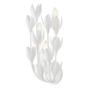 Kinkiet metalowy biały 3-punktowy QN-FLORA-3W-WHT z serii FLORA