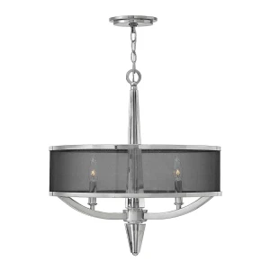 Lampa Hampton wisząca Ascher polerowany nikiel QN-ASCHER-3P - Quintiesse