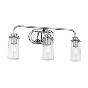 Kinkiet designerski Braelyn polerowany chrom QN-BRAELYN3-PC - Quintiesse