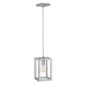 Lampa stylowa wisząca Ensemble polerowany nikiel QN-ENSEMBLE1P-PN - Quintiesse