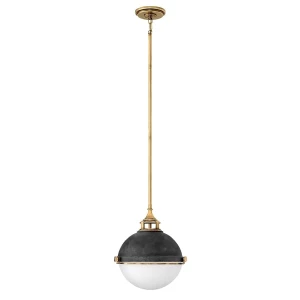 Lampa wisząca nowoczesna Fletcher stary cynky/stary mosiądz QN-FLETCHER-P-M-AZ - Quintiesse