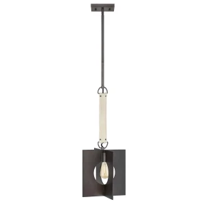 Lampa stylowa wisząca Ludlow grafit QN-LUDLOW-1P-GR - Quintiesse