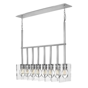 Lampa stylowa wisząca Ludlow polerowany nikiel QN-LUDLOW8-PN - Quintiesse