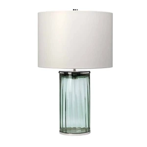 Lampa stołowa Reno zielona/ polerowany nikiel QN-RENO-GREEN-PN - Quintiesse