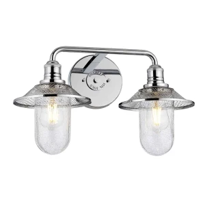 Kinkiet loft Rigby polerowany chrom QN-RIGBY2-BATH-PC - Quintiesse