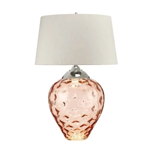 Lampa stołowa Samara łososiowa QN-SAMARA-TL-LRG-SLM - Quintiesse