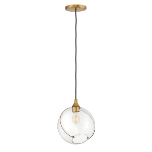 Lampa loft wisząca Skye stary mosiądz QN-SKYE-1P - Quintiesse