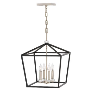 Lampa Hampton wisząca STINSON L QN-STINSON-4P-L-BK - Quintiesse
