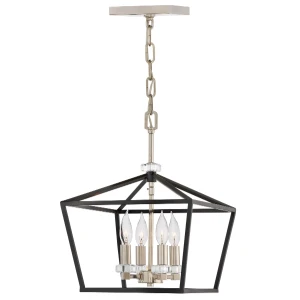 Lampa Hampton wisząca STINSON M QN-STINSON-4P-M-BK - Quintiesse
