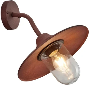 Kinkiet zewnętrzny corten rdzawy IP44 E27 BRENTA 201760124 - Trio