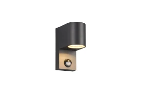 Kinkiet zewnętrzny z czujnikiem ruchu Antracyt GU10 35W IP44 ROYA 214260142 - Trio