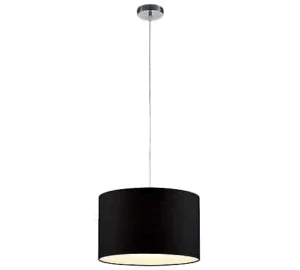 Lampa wisząca nowoczesna z czarnym abażurem HOTEL 303300102 - Trio