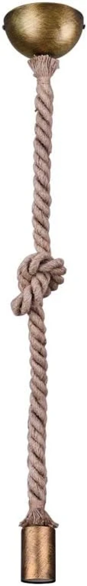 Lampa loft wisząca vintage lina ROPE 310100104 - Trio
