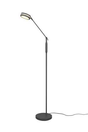Lampa podłogowa czarna CCT+DIM LED 6W  FRANKLIN 426510142 - Trio