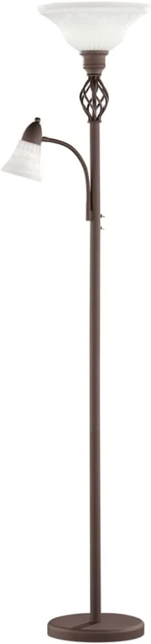 Lampa podłogowa retro vintage rdzawa do czytania RUSTICA 4602021-24 - Trio