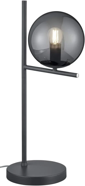 Lampa stołowa stylowa dymione szkło E14 PURE 502000142 - Trio