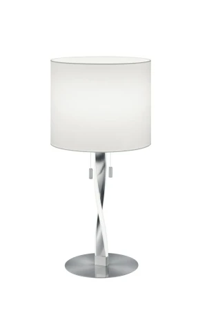Lampa stołowa nocna elegancka z abażurem NANDOR 575310307 - Trio