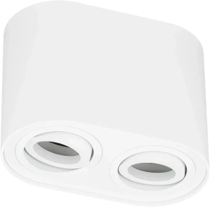 Lampa sufitowa biała 2xGU10 COOKIE 612900231 - Trio