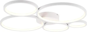 Lampa sufitowa designerska białe okręgi LED 49W 3000K RONDO 622610531 - Trio
