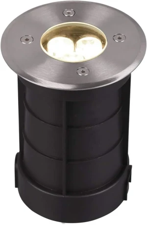 Oprawa najazdowa IP65 stal szlachetna nikiel okrągła do 2 ton 3,5W 3000K 350lm BELAJA 821660107 - Trio