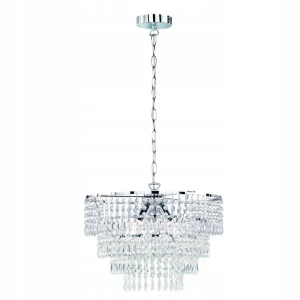 Lampa wisząca stylowa kryształowa 3xE14 ORIENT R13473006 - RL