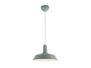 Lampa wisząca w stylu retro szara do kuchni E27 WILL R30421078 - RL