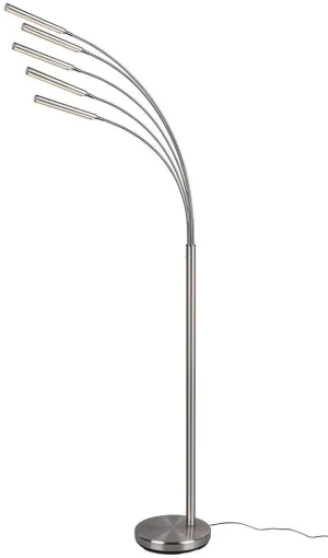 Lampa podłogowa łukowa LED 5x3.5W do salonu w kolorze chrom REED R41031507 - RL