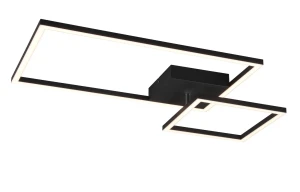 Lampa sufitowa prostokąty czarny matowy 25W 4000K 3step-dim LED PADELLA R62642432 - RL