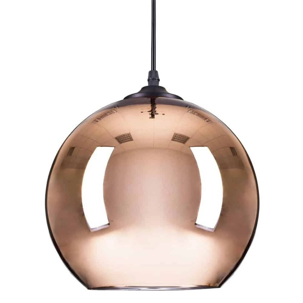 Lampa wisząca nowoczesna MIRROR GLOW miedziana ST-9021-M copper - Step Into Design